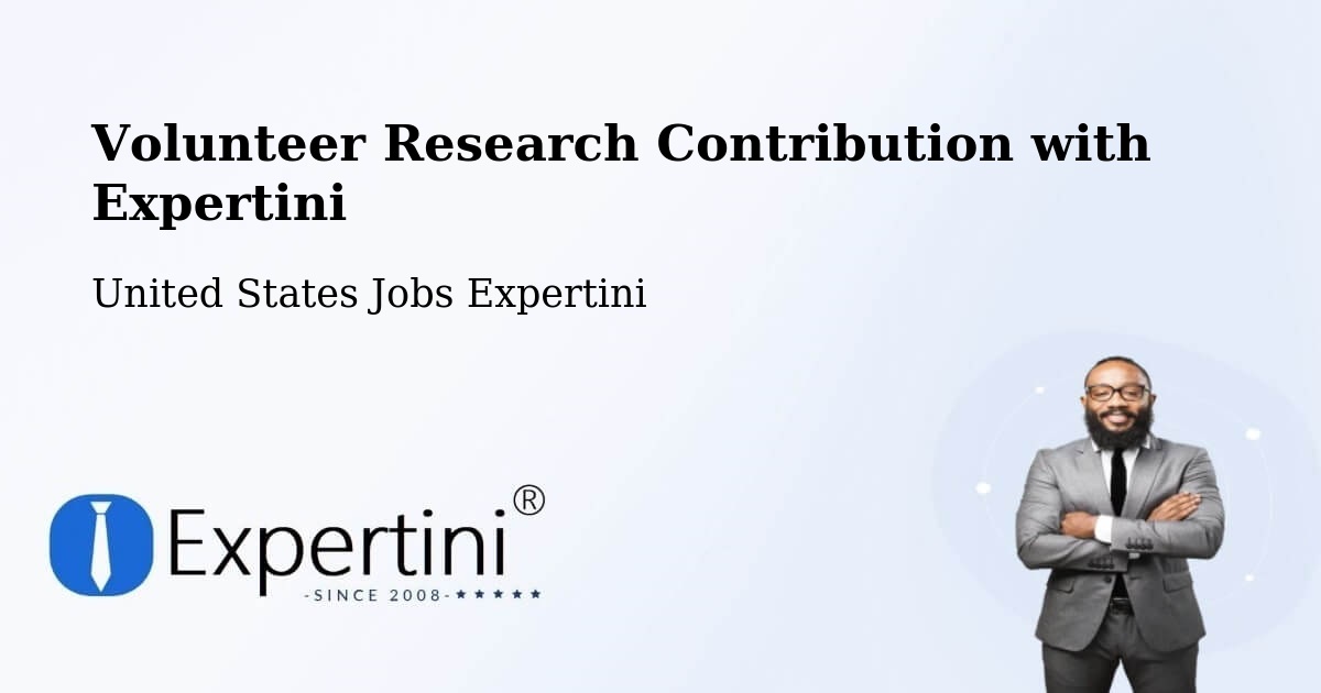 Volunteer Research Contribution with Expertini - United States Jobs Expertini